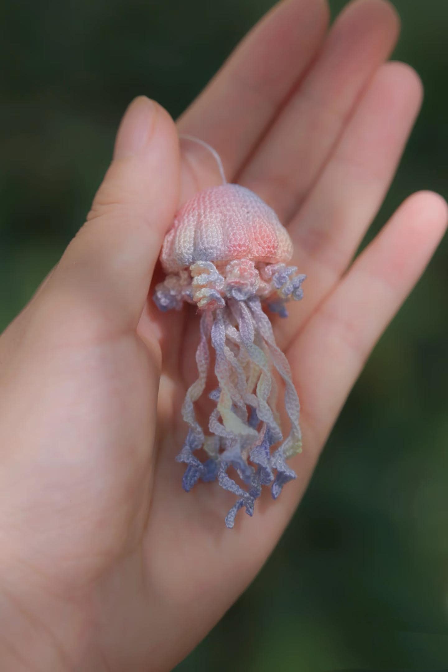 PDF Jellyfish micro crochet Pattern, handmade for Christmas gifts