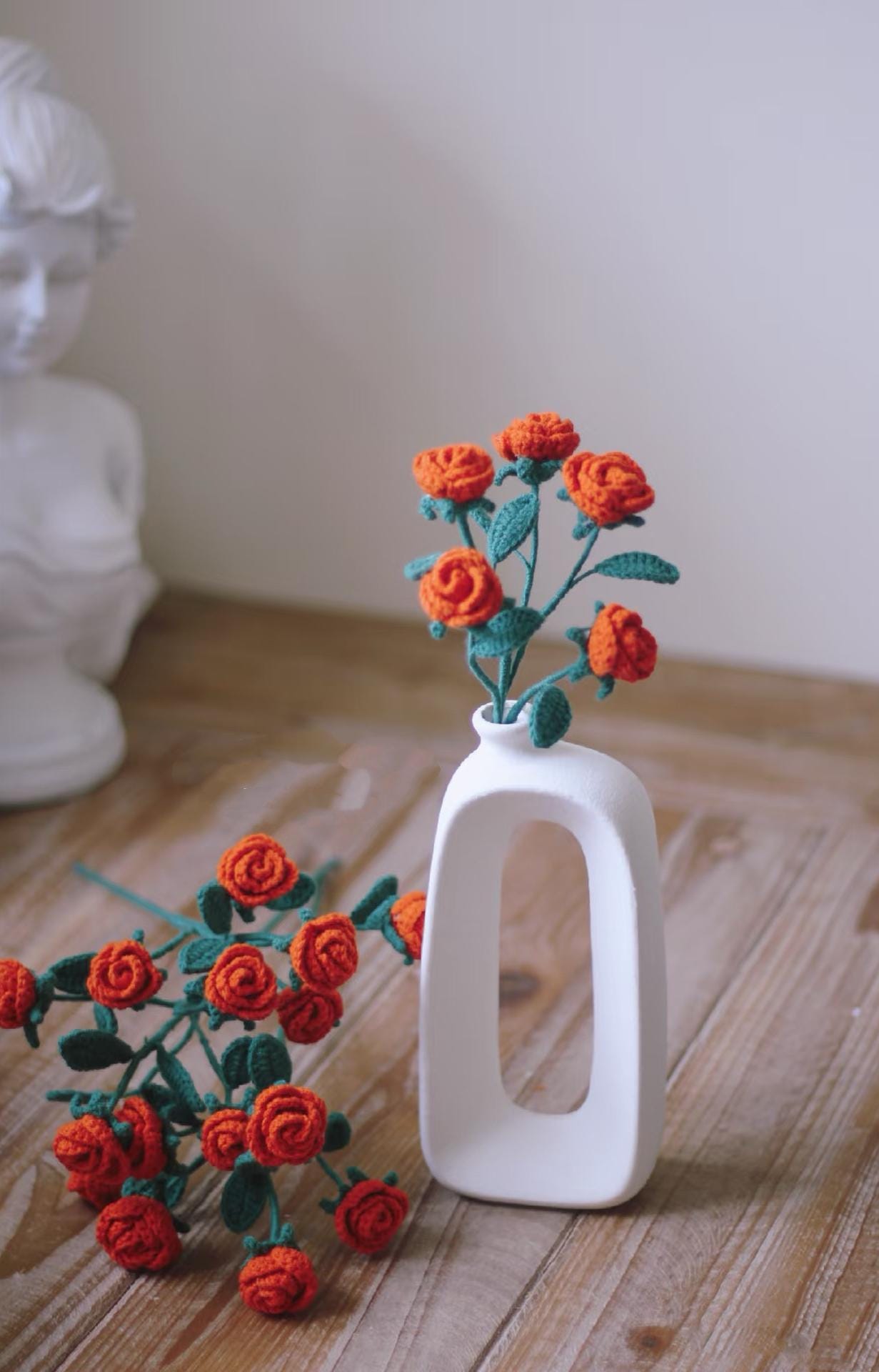 Spray Rose Bouquet Crochet Pattern