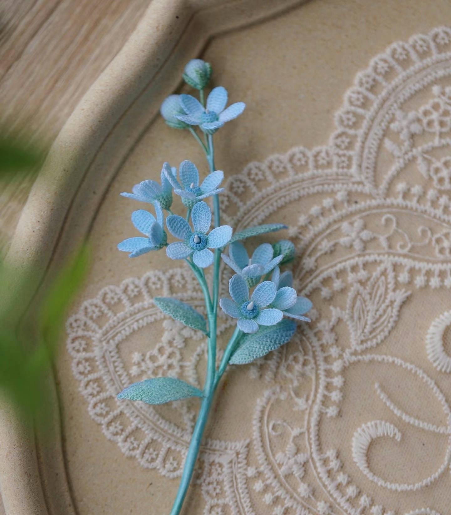 PDF Oxypetalum Micro Flower Crochet Pattern