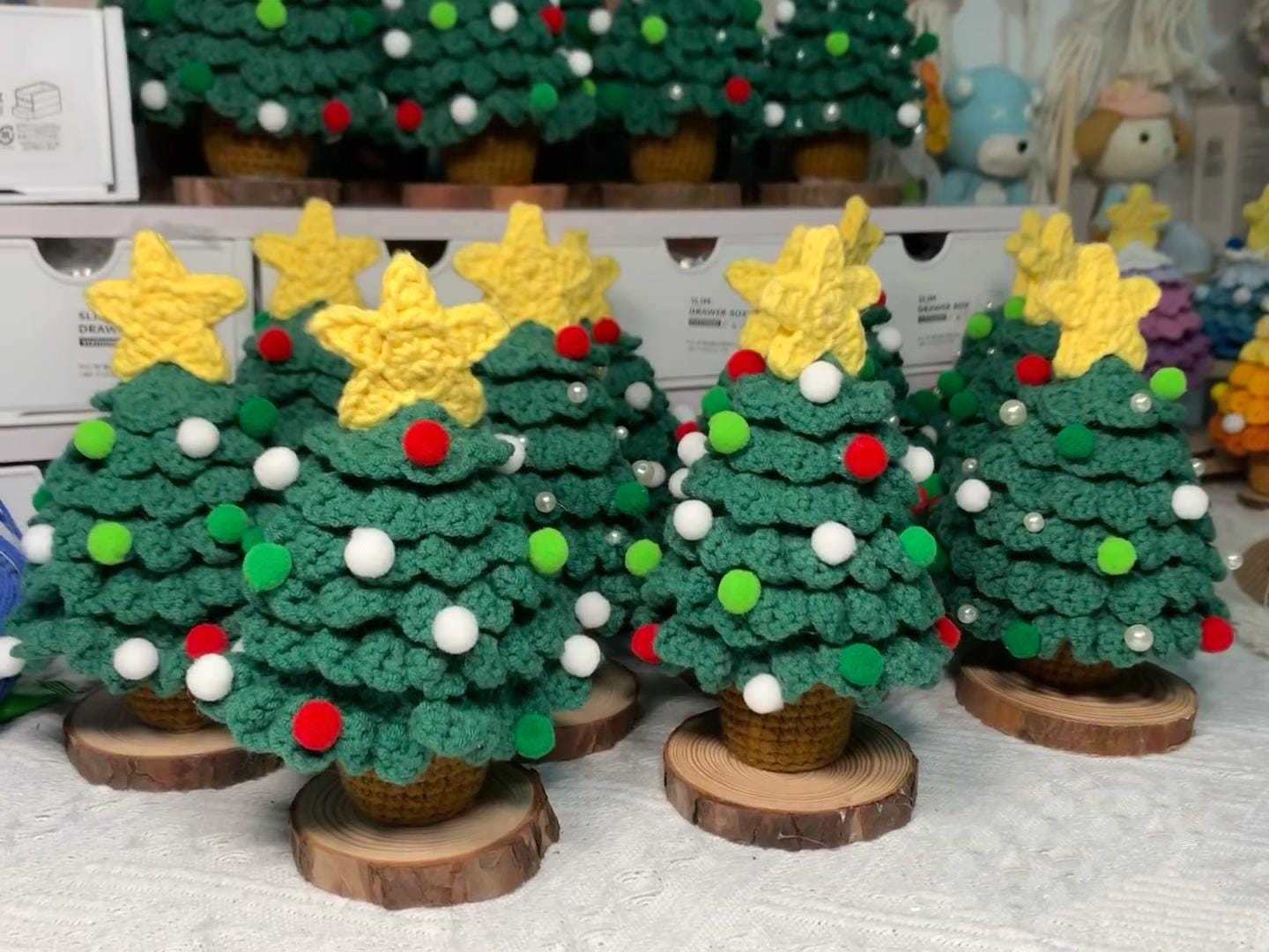 PDF Crochet 6-Layer Christmas tree crochet pattern, handmade for Christmas gifts