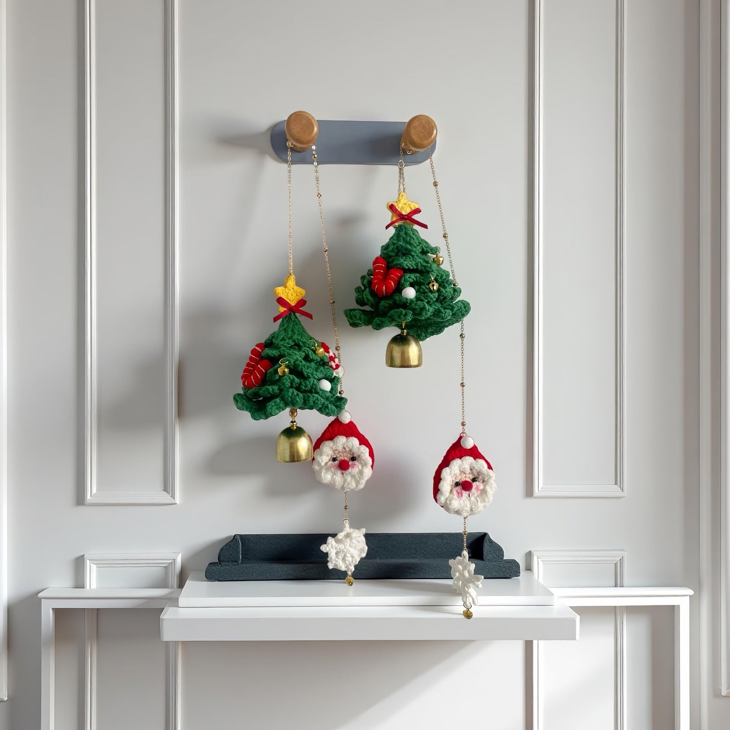 2 in 1 Crochet Pattern Christmas Hanging Ornament, Car Charm or Home Decor PDF, DIY Holiday Decoration, Best Christmas Gift