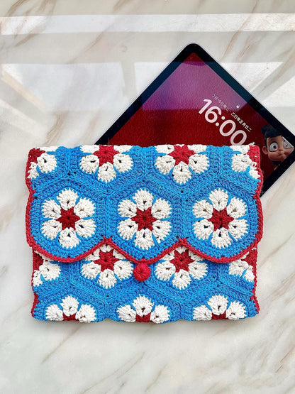 Crochet Granny Square iPad Case Pattern