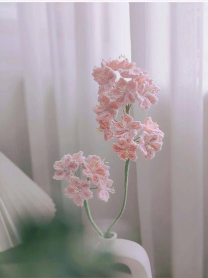 PDF Sakura Flower Crochet Pattern