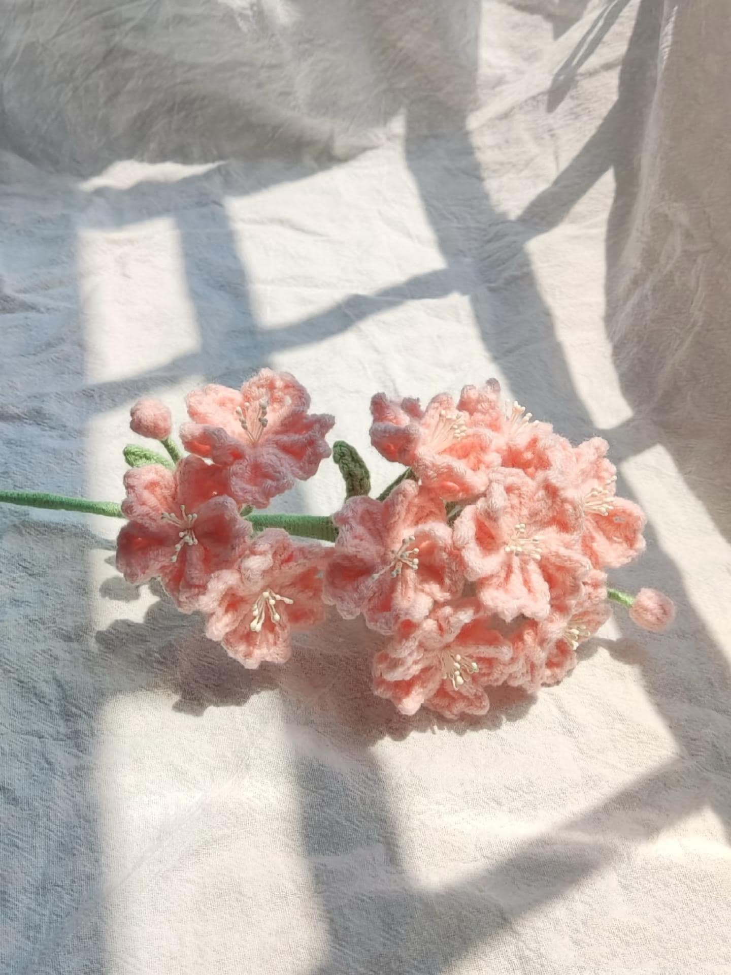 PDF Sakura Flower Crochet Pattern