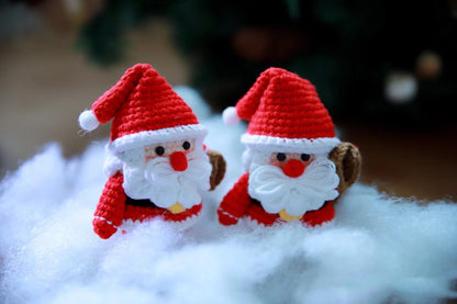 PDF  Christmas crochet pattern, Santa Claus w/Santa Sack, handmade for Christmas gifts,