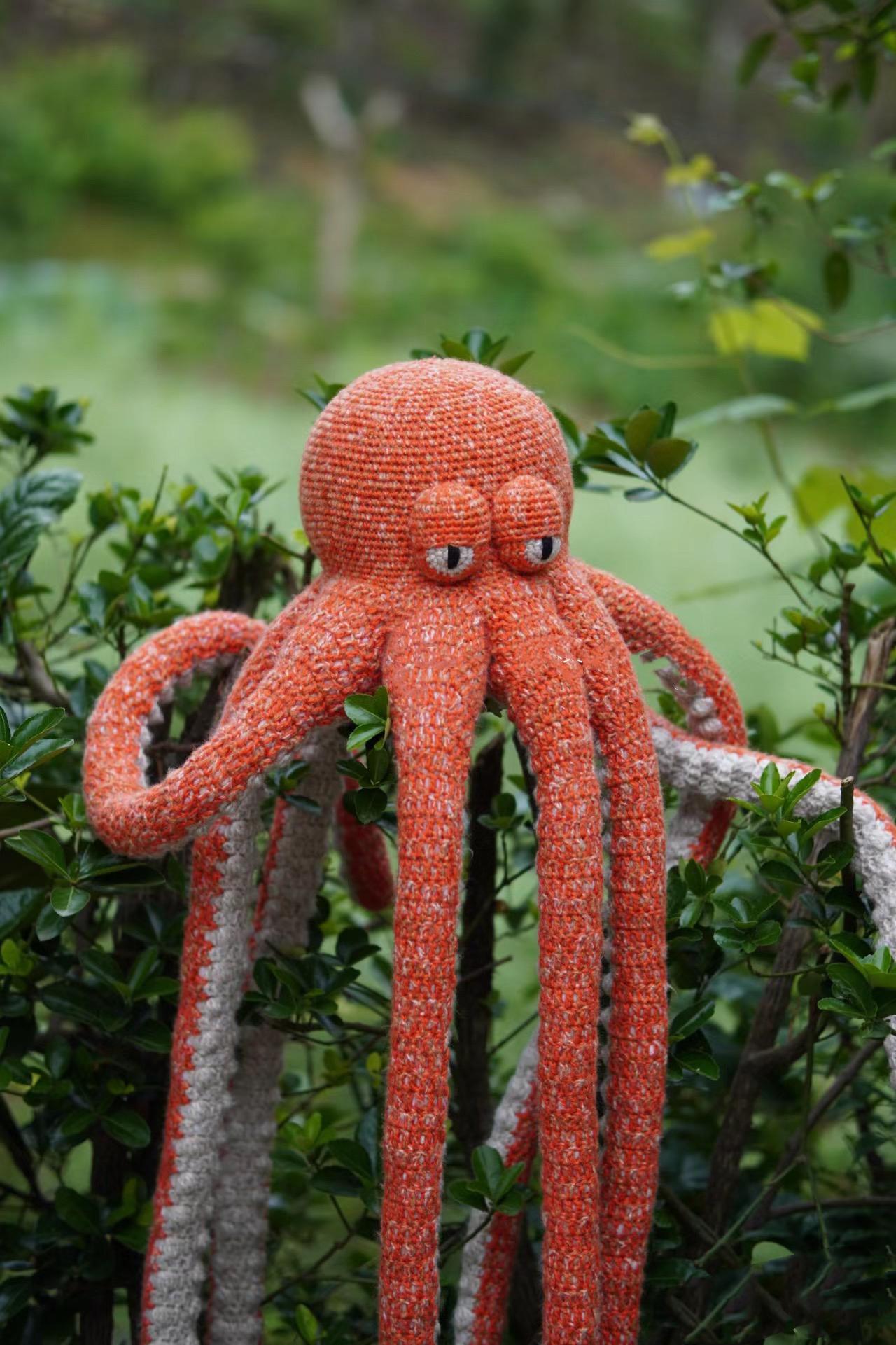 PDF RBF Octopus Amigurumi Crochet pattern, handmade for Christmas gifts, special animal crochet,