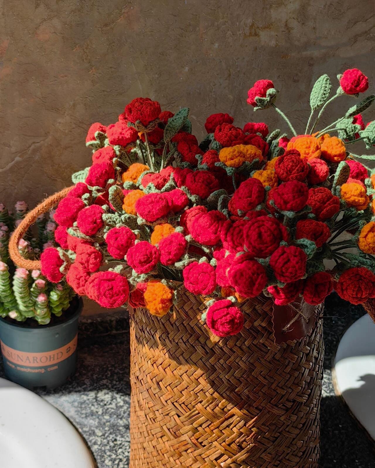 Spray Rose Bouquet Crochet Pattern