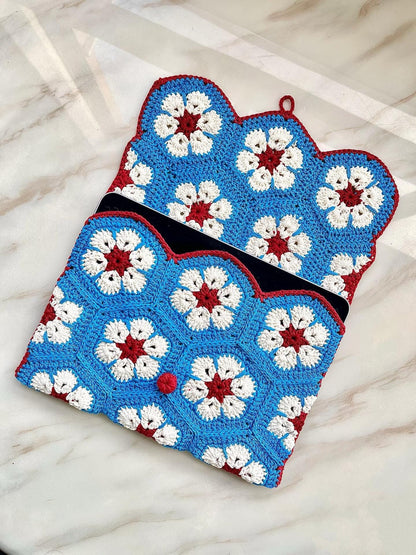 Crochet Granny Square iPad Case Pattern
