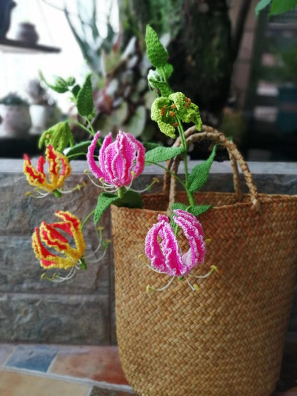 PDF Gloriosa lily Crochet Pattern