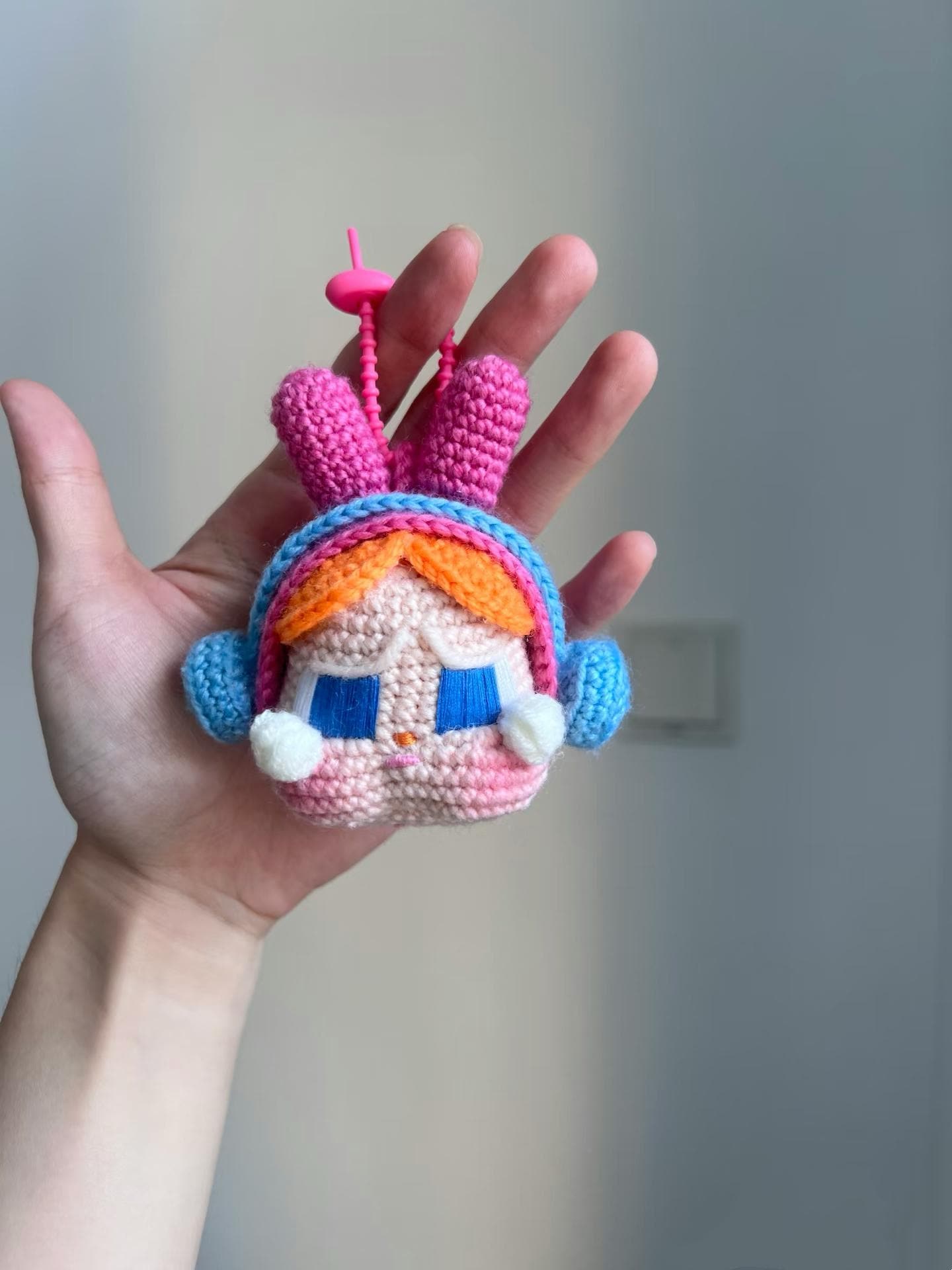 Crochet Pattern Amigurumi Crybaby Bunny Doll with Headphones, Cute Plush Toy PDF, DIY Crochet Tutorial,  Kawaii Handmade Gift Idea