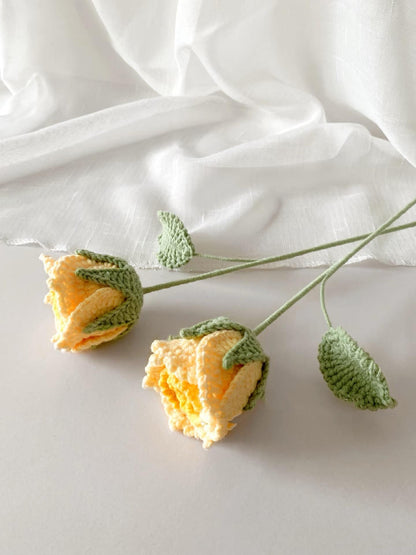 PDF Rose Flower Crochet Pattern