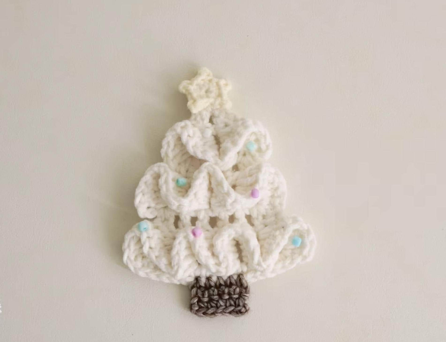 PDF Wavy Christmas Tree Crochet Pattern, handmade for Christmas gifts