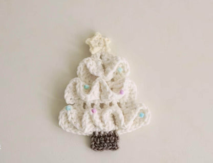 PDF Wavy Christmas Tree Crochet Pattern, handmade for Christmas gifts