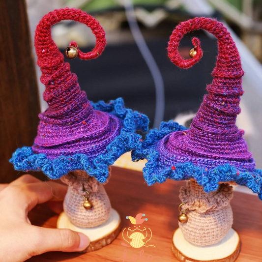 PDF Crochet Halloween pattern，Magic  mushrooms,  halloween  pattern, unique handmade gifts