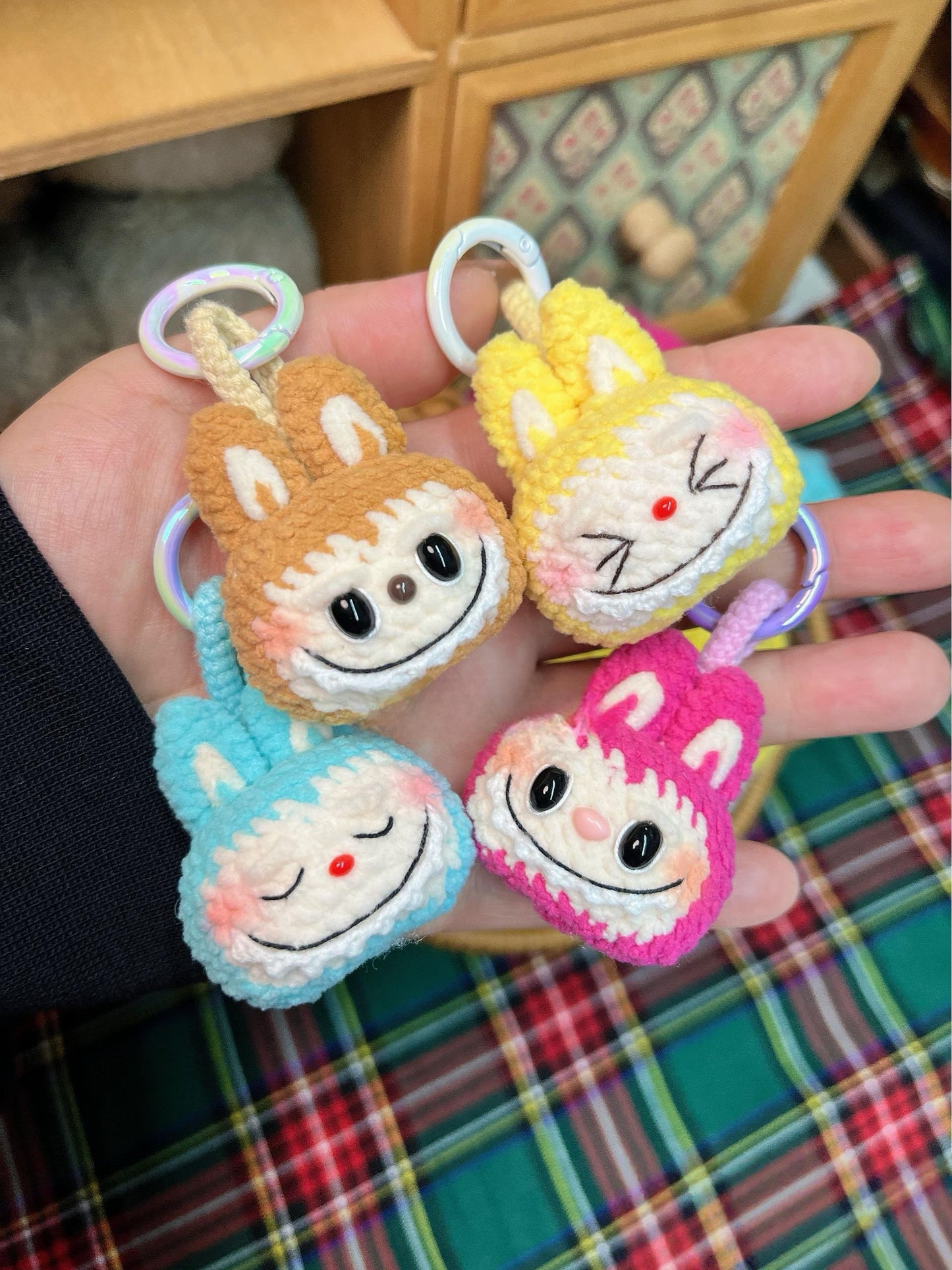 Cute Bunny Crochet Pattern – Sitting Labubu Inspired Amigurumi Plushie, Weird Creepy Sweet Rabbit Toy, Lafufu Style DIY PDF