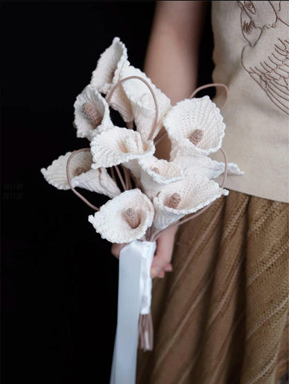 PDF Calla Lily Tunisian Crochet Pattern