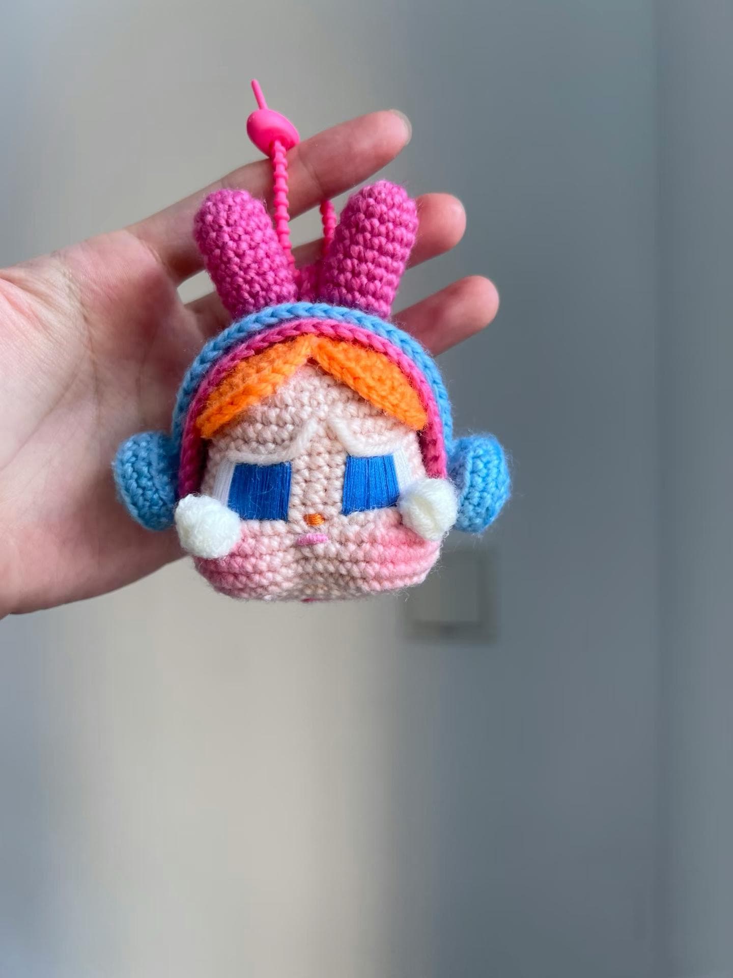 Crochet Pattern Amigurumi Crybaby Bunny Doll with Headphones, Cute Plush Toy PDF, DIY Crochet Tutorial,  Kawaii Handmade Gift Idea