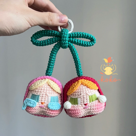 Crybaby Crochet Pattern – Cute Amigurumi Keychain PDF, Emotional Plushie Bag Charm, Kawaii Handmade Gift Idea