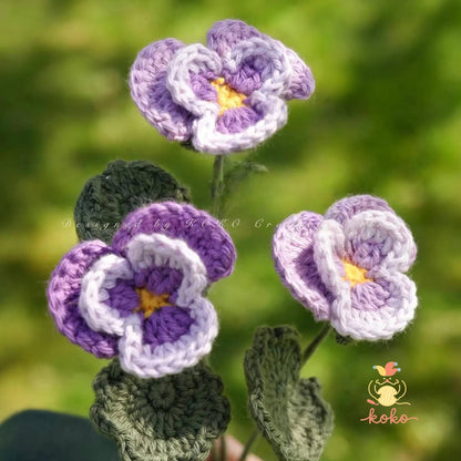 PDF Pansy Crochet Pattern