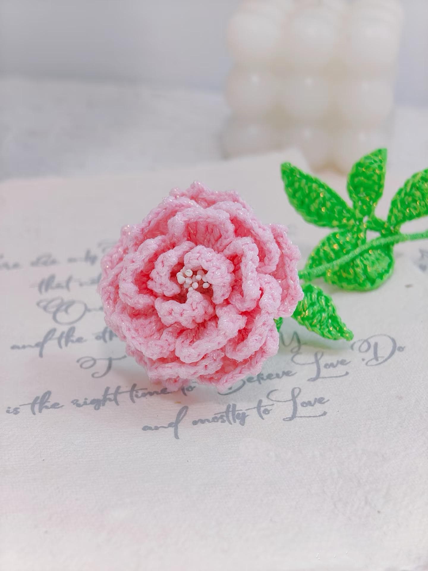 Peony Crochet Pattern