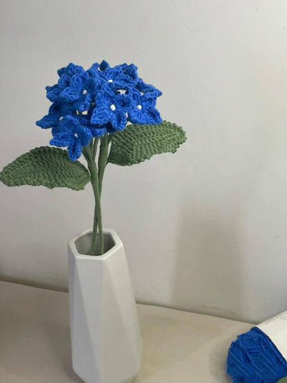 Blue Hydrangea Crochet Pattern