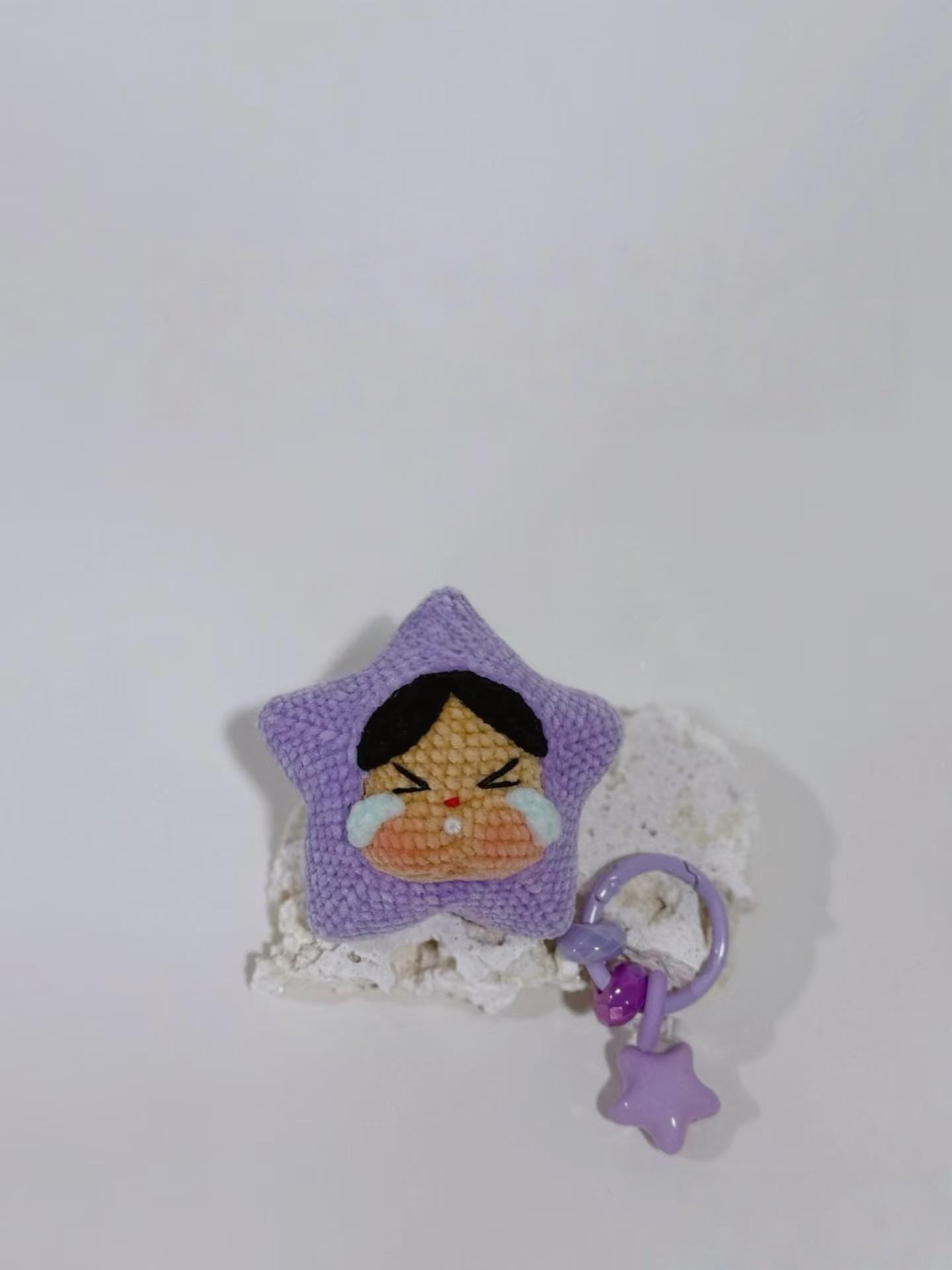 Crochet Pattern Amigurumi Star Crybaby, Cute Plush Doll PDF, DIY Toy Tutorial, Handmade Gift for Her