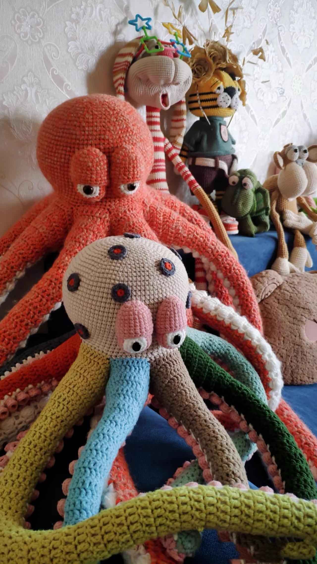 PDF RBF Octopus Amigurumi Crochet pattern, handmade for Christmas gifts, special animal crochet,