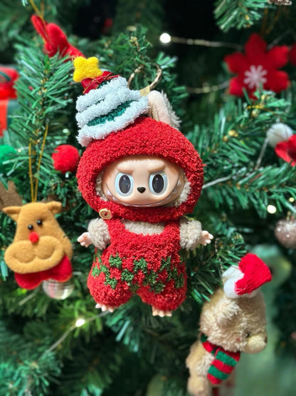 2in1 Labubu Christmas Outfit Crochet Pattern Collection – Snowman,  Christmas Tree Suit – Holiday  Gift , Fits Labubu Gen 1/2/3