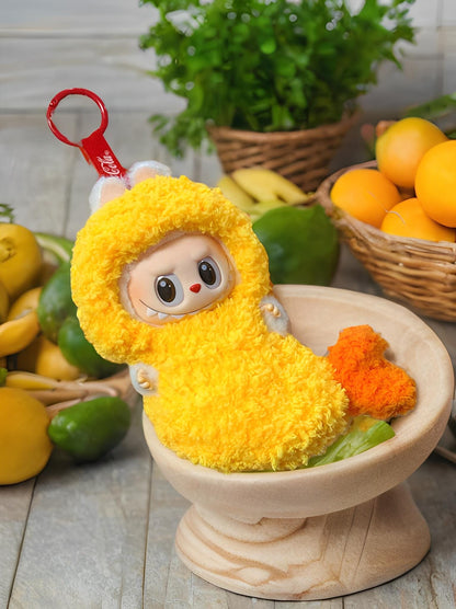 Tempura Shrimp Labubu Crochet Outfit PDF Pattern – Funny Food Costume Amigurumi Clothes, Labubu Doll Dress Gift Idea, Fits Labubu Gen 1/2/3