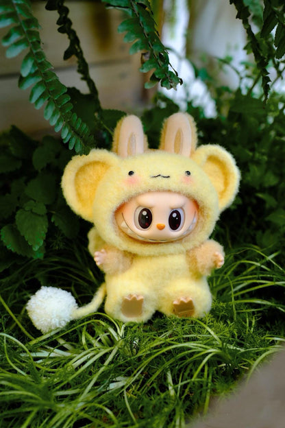 Labubu Mouse Plush Crochet Outfit Pattern – Amigurumi Doll Costume PDF – Cute Animal Dress-Up Clothes for Plush Toy – Fits Labubu Gen 1/2/3