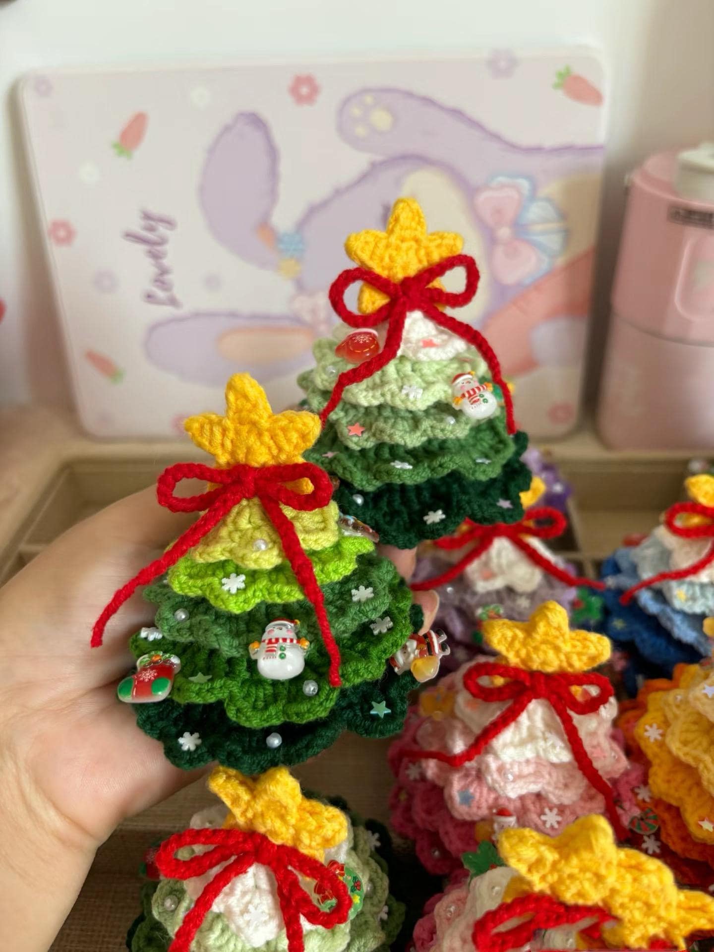 PDF Crochet 5-Layer Christmas tree crochet pattern, handmade for Christmas gifts