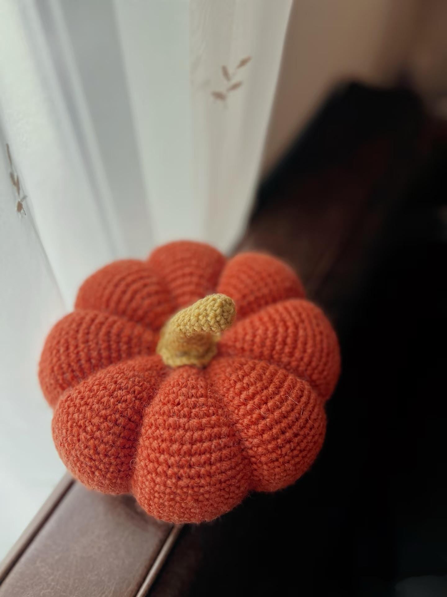 Crochet Pumpkin Pattern- Fall Decor Autumn, Rustic Farmhouse