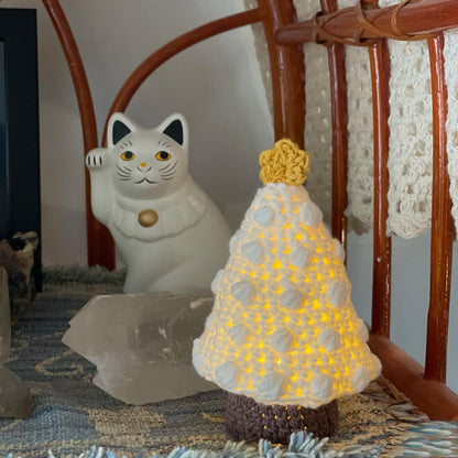 Christmas Lamp Cover Tree Crochet Pattern – Holiday PDF Decor | DIY Ornament | Handmade Gift for Home Decoration, Christmas gift