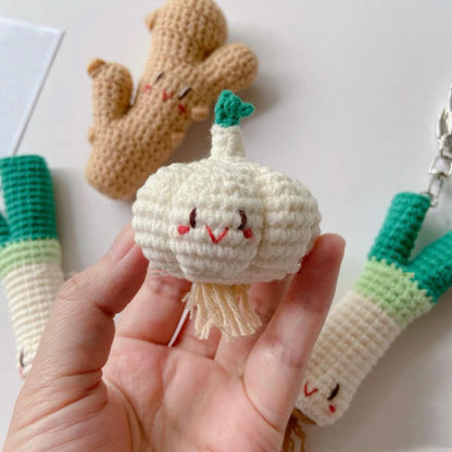 PDF Crochet  Pattern Onion, ginger and garlic