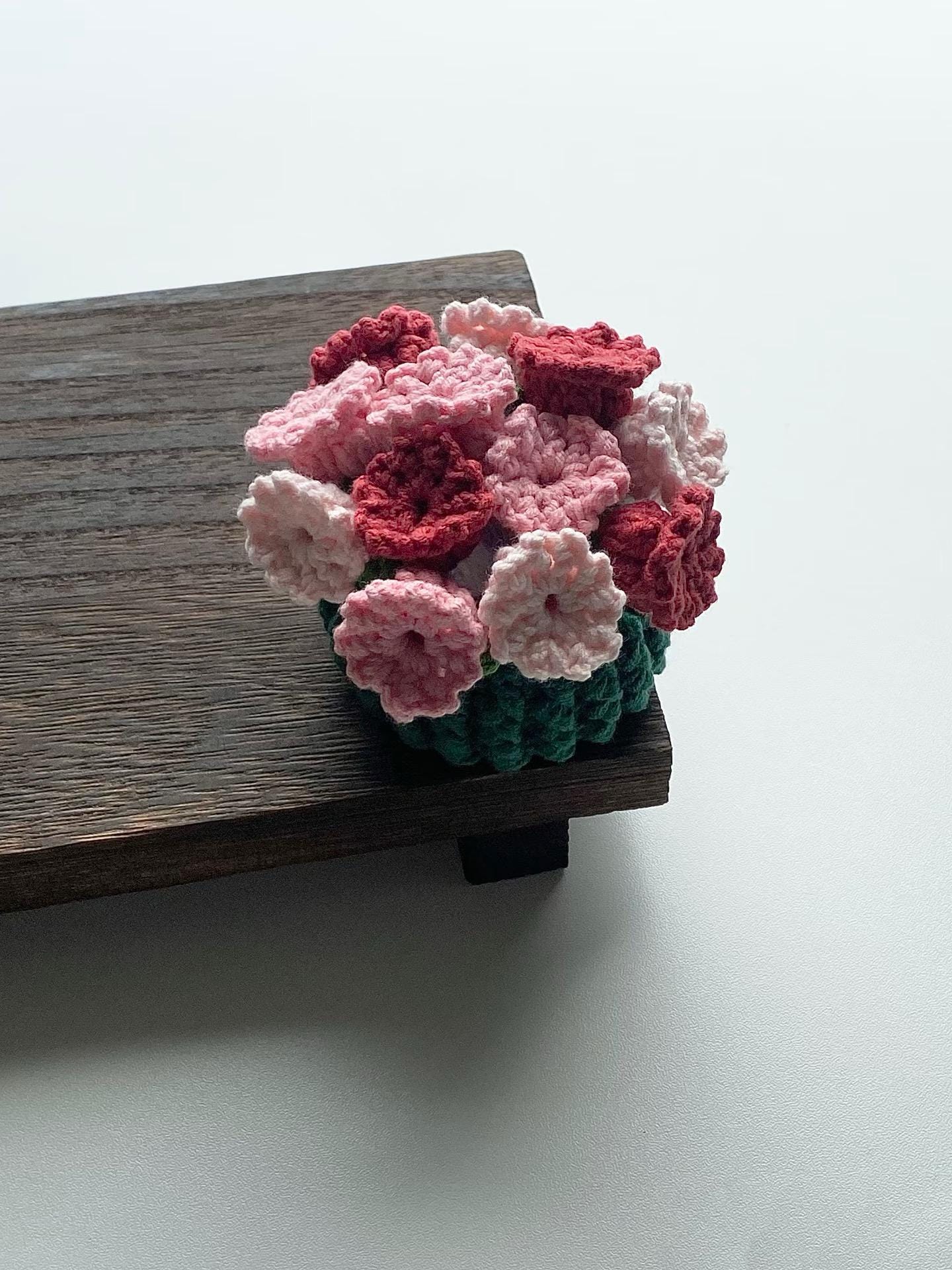 CROCHET PATTERN - Lily of the Valley Coaster Crochet Pattern, Flower Bouquet Plant Coasters ，Instant Digital Download PDF Crochet Pattern