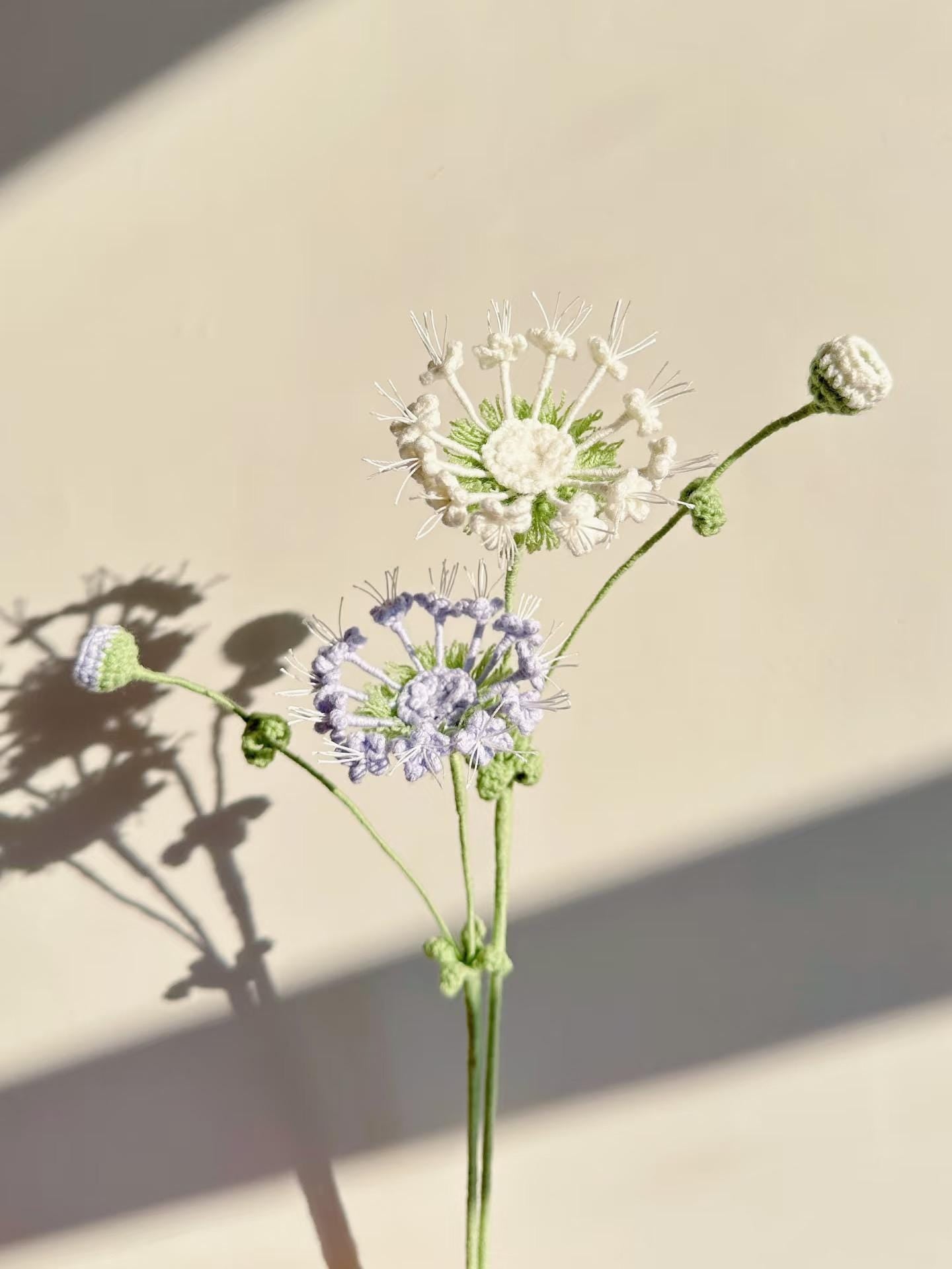 PDF Blue Lace Flower Crochet Pattern