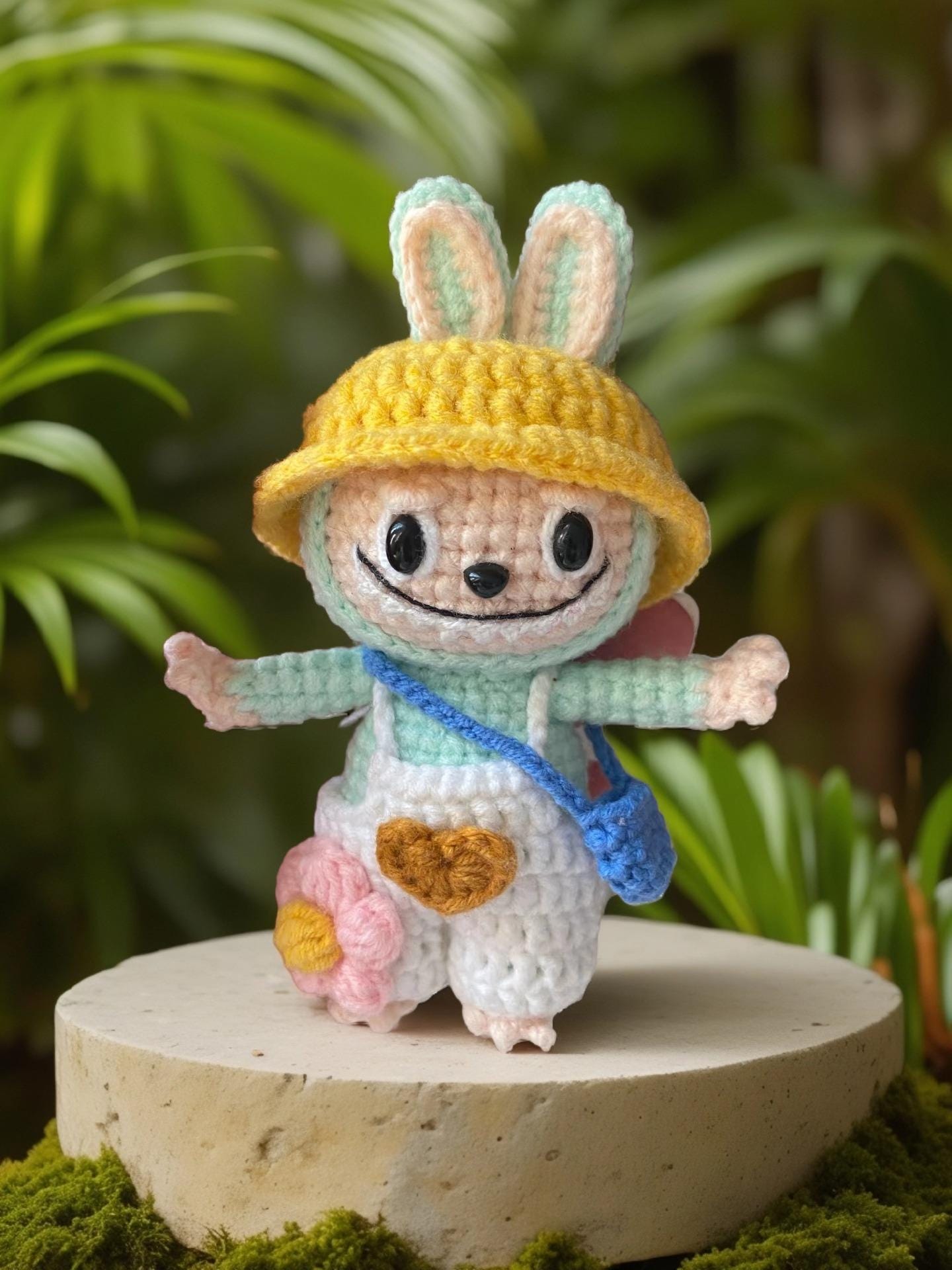 5 in 1 Labubu Doll and Outfits Crochet Pattern PDF · Cute Amigurumi Doll Pattern Bundle · Animal Soft Toy PDF for Labubu Fans and Collectors