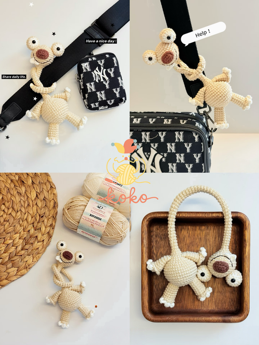 10 in 1 Long Neck Animal Charm Crochet Pattern | Amigurumi Keychain(PDF + VIDEO TUTORIAL)