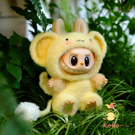 Labubu Mouse Plush Crochet Outfit Pattern – Amigurumi Doll Costume PDF – Cute Animal Dress-Up Clothes for Plush Toy – Fits Labubu Gen 1/2/3