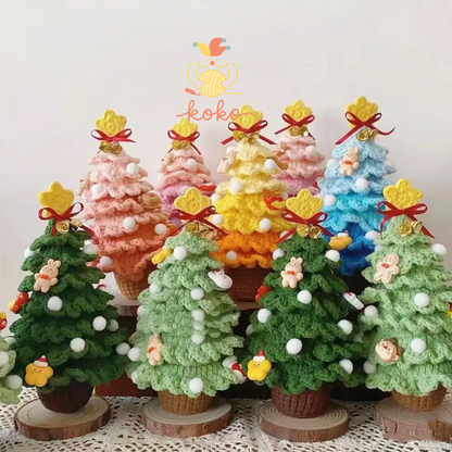 PDF Crochet 7-Layer Christmas tree crochet pattern