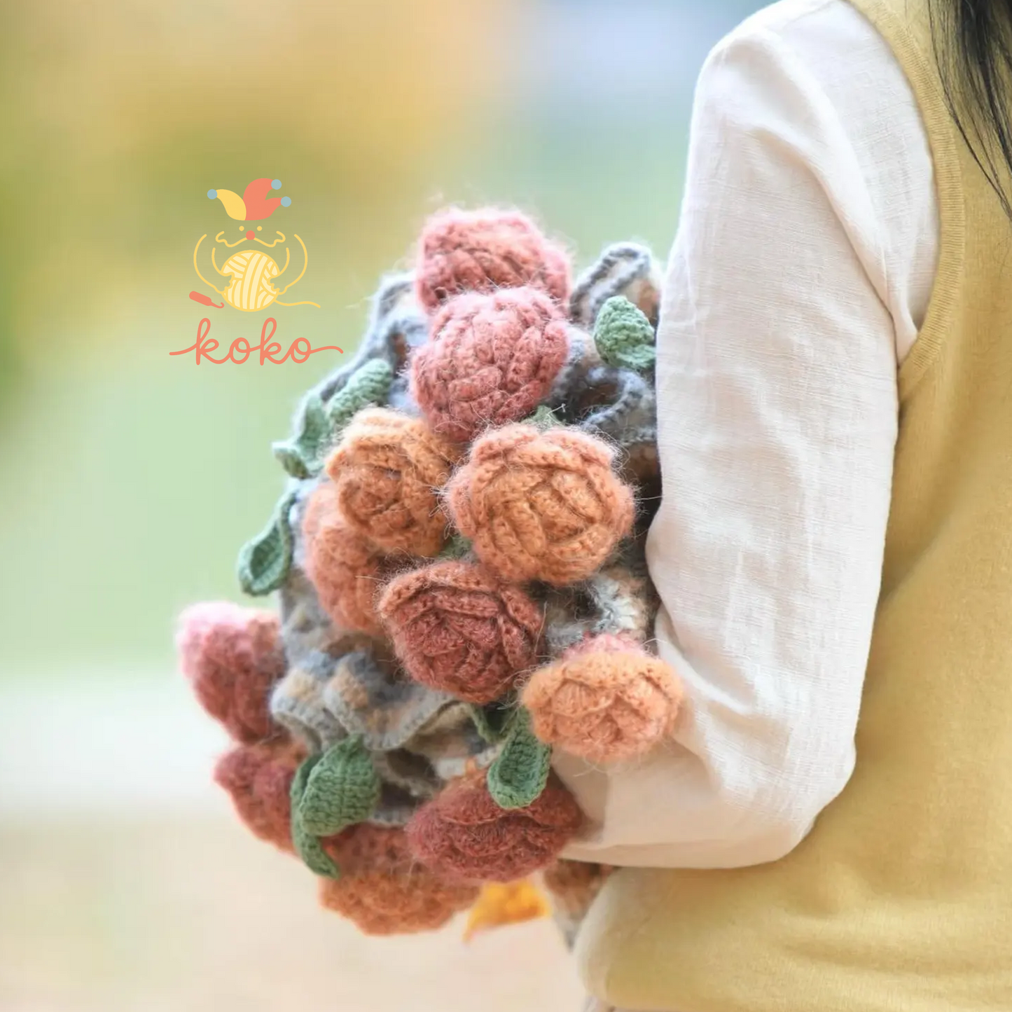CROCHET PATTERN  -Rose Blanket Crochet Pattern, Flower Crochet, Handmade gift