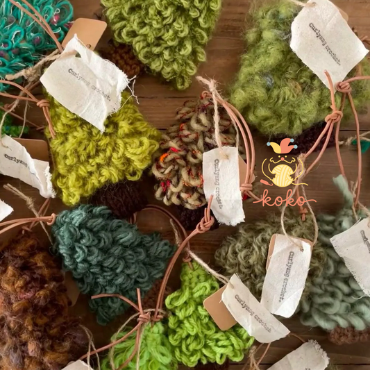 PDF CROCHET PATTERN - Christmas Tree Decoration and Garland (written in English) , handmade for Christmas gifts,